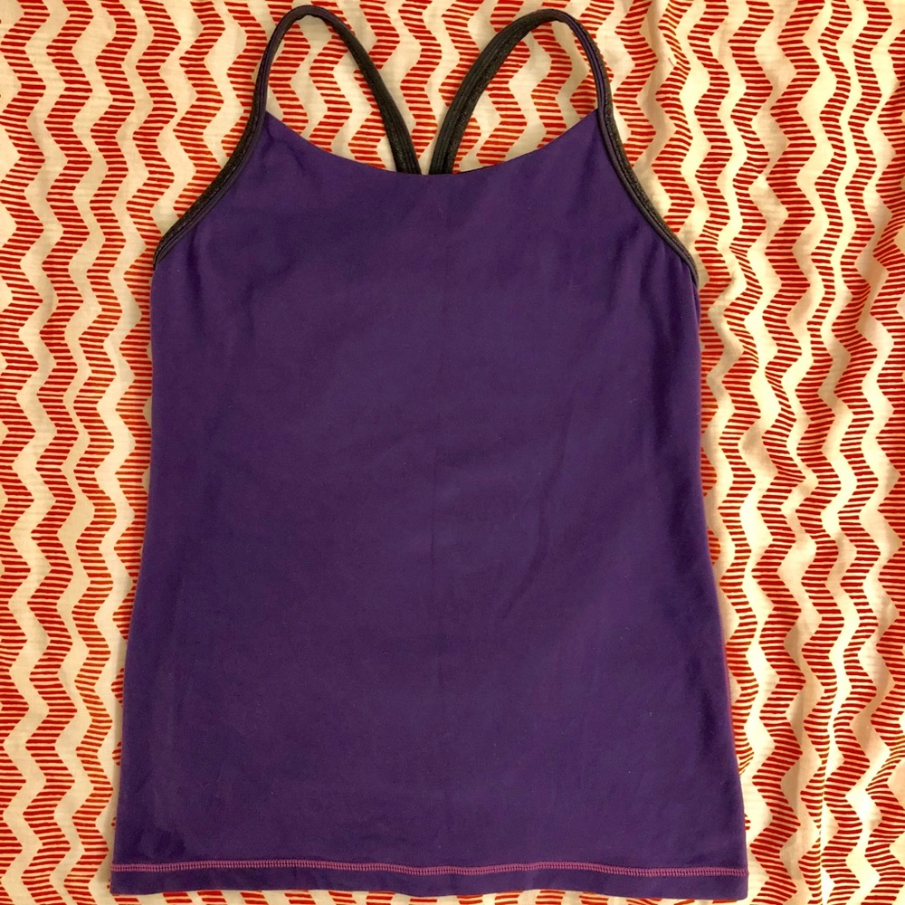 Lululemon tank with built-in bra | size 8